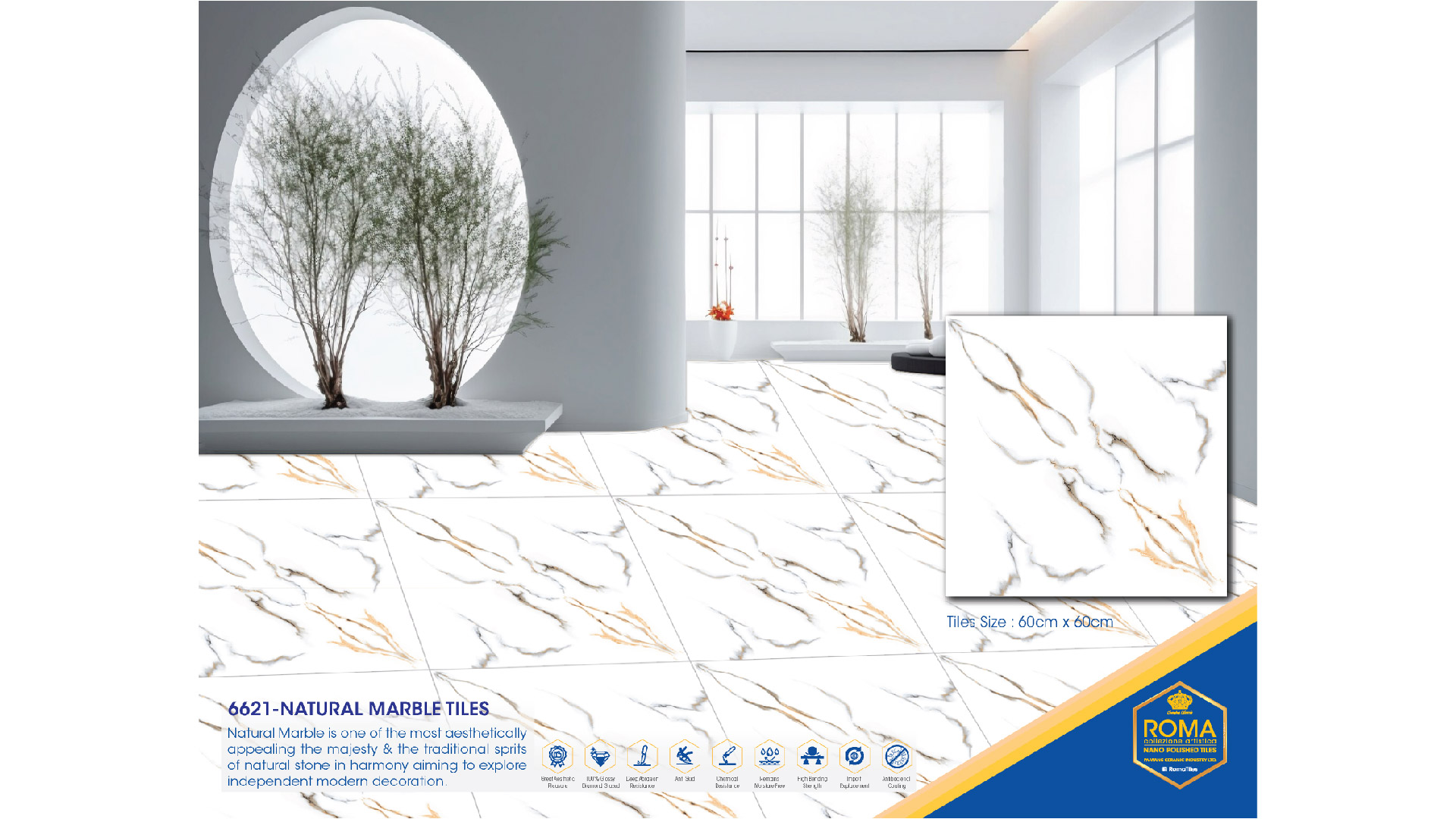 NATURAL MARBLE TILES